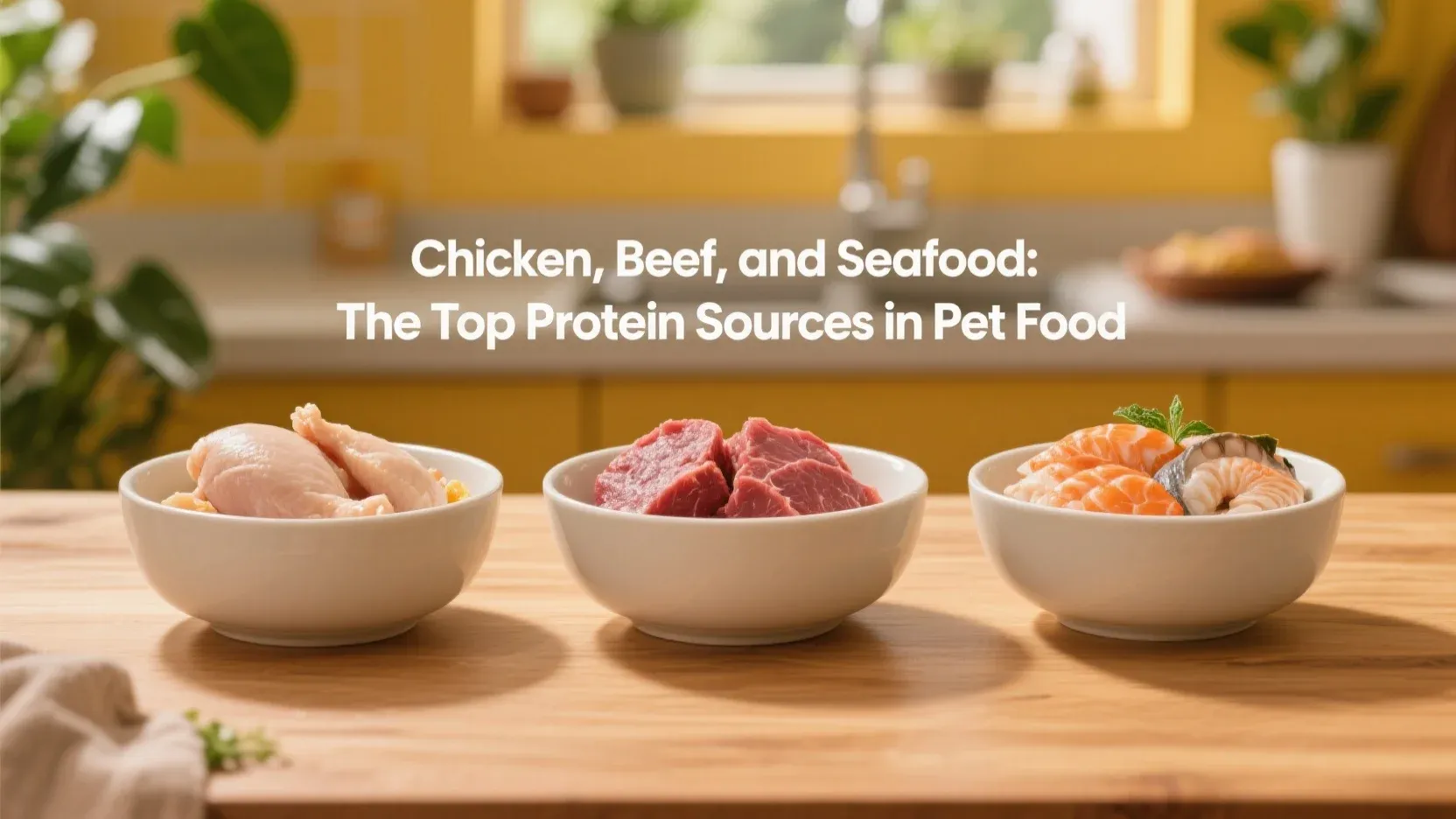 Chicken, Beef, and Seafood: The Top Protein Sources in Pet Food